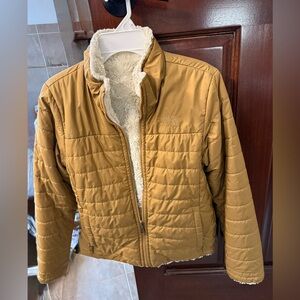 Girls The North Face Reversible Mossbed Swirl Jacket